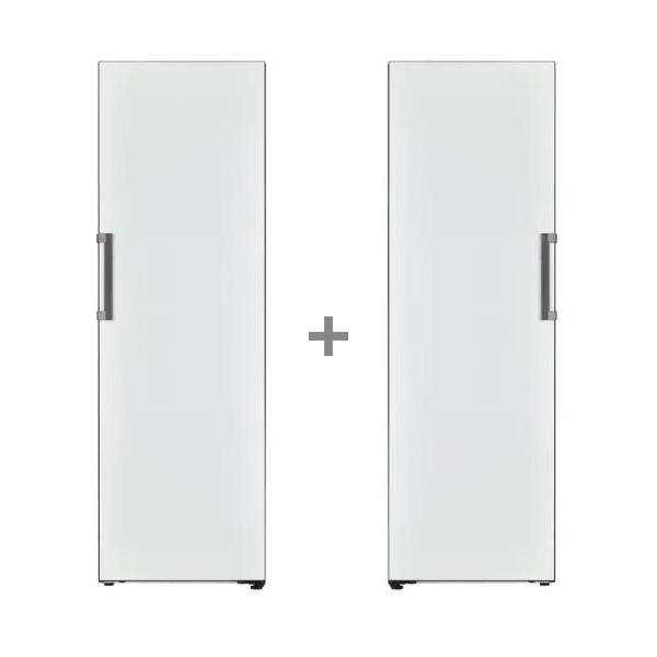 결합 오브제컬레션 컨버터블 냉장고 384L+냉동고 321L 화이트