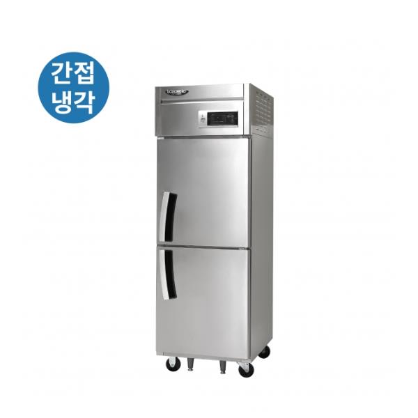간냉식 올스텐 25BOX 업소용 냉장고 도어 좌흰지 505L (냉장2칸)